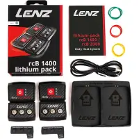 Lenz - Palmilhas + baterias - Lithium Pack Rcb 1400 (USB-C) Noir para Unissexo - Preto
