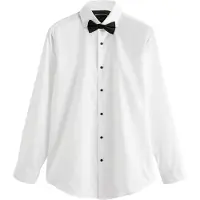 Next Camisa clássica preto / branco
