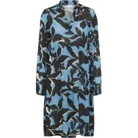 Kaffe Vestido 'Lisette' azul / preto
