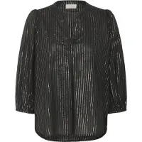 Kaffe Blusa 'KALuise' preto / prata