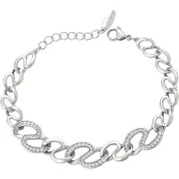NAEMI Pulseira prata / transparente