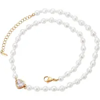 NAEMI Colar ouro / branco