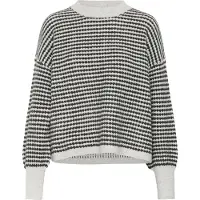 Kaffe Pullover 'KAEllery' grafite / branco
