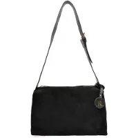Sarya Couture OU Borsa A Mano In Pelle nero — Borsa a mano