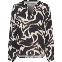 Kaffe Blusa 'Beathe' bege / bege claro / preto