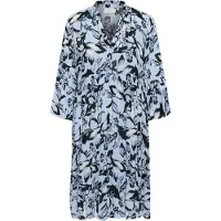 Kaffe Vestido 'KAHera' azul pombo / azul céu / preto / offwhite