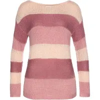 LASCANA Pullover creme / amora / pó