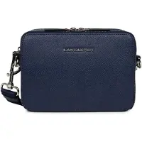 Lancaster Malas de tiracolo 'Sacoche Double Zip S Paris Homme Lancaster Bleu Foncé' azul