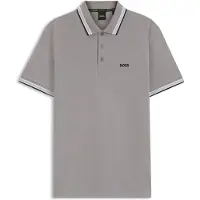 BOSS para homem. 50469055 Pólo Paddy cinzento (M), Casual, Cinza, Algodão, Manga curta