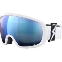 POC - Máscaras ski - Fovea Blixten White/Partly Sunny Blue para Unissexo - Branco