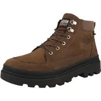 Palladium Botas 'Troopercuff' castanho escuro / preto