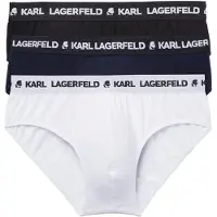 Karl Lagerfeld Cueca azul escuro / preto / branco
