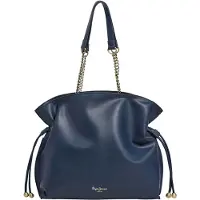 Pepe Jeans para mulher. PL0300037 Mala de mão Gwendolyn azul-marinho (OSFA), Casual, Poliuretano