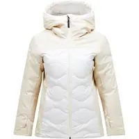 Peak Performance - Casacos ski mulher - W Silverchute Helium Down Jacket Sand Fog Off White para Mulher - Tamanho L - Branco