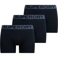 Superdry para homem. M3110452C Conjunto 3 Boxers Triple navy (S), Homewear, Algodão, Marinho