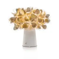 Slamp Candeeiro de mesa LED recarregável Clizia Mama Non Mama dourado/branco