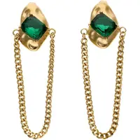 NAEMI Brincos ouro / verde