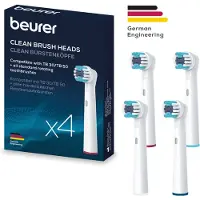 Beurer Substituição Da Escova Elétrica 1267471 4 Unidades
