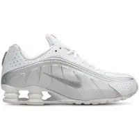 Nike Sapatilhas baixas 'SHOX R4' prata / branco