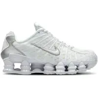 Nike Sapatilhas baixas 'Shox TL' cinzento-prateado / branco