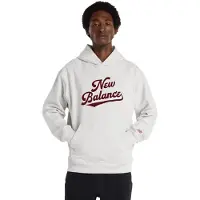 New Balance Sweatshirt cinzento claro / vermelho escuro