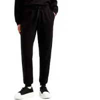 Armani Exchange para mulher. XW000828AF13397UC001 Calças jogger pretas (XL), Preto, Casual, Viscoso