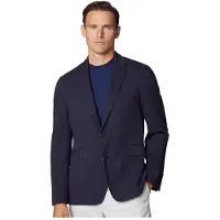 Hackett London para homem. HM443249 Blazer azul-marinho Cavaleiro da Marinha (46/32), Casual, Sapatos de Festa, Algodão, Clássico, Manga com