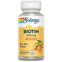 Solaray Biotina 1000mcgr Laranja 100 Unidades