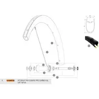 Mavic Aro Cosmic Pro Carbon Sl Ust 20 Front