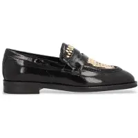 Alpe para mulher. 533949 Novo Mimi mocassins de couro preto (41), Plano, Nenhum, Casual