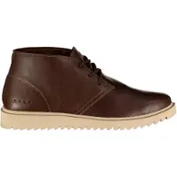 Reef para homem. CJ6711 Sapatos de couro castanho Leucadian (45), Marrom, Plano, Cordão, Casual
