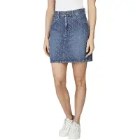 Pepe Jeans para mulher. PL90112444F0 Minissaia Rise azul (S), Casual, Algodão, Denim