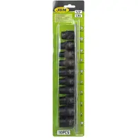 JBM Conjunto De Soquetes Especiais De 1/2´´ Para Automóveis 10 Peças