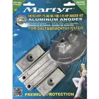 Martyr Anodes Kit De ânodo De Mercúrio De 75-80-90-100-115 Hp Alumínio