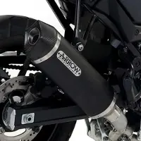 Arrow Silenciador Não Homologado Race-tech Aluminium Dark With Carbon End Cap Suzuki V-strom 650 ´17-20