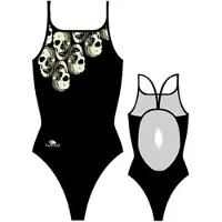 Turbo Fato De Banho De Alças Finas Skulls King