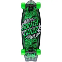 Santa Cruz Skate Cruiser Flier Collage Dot 8.8 X 27.7 Shark