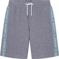 Hackett London para menino. HK580876 Fita curta cinzenta (9Años= 134cm), Casual, Cinza, Algodão, moda infantil