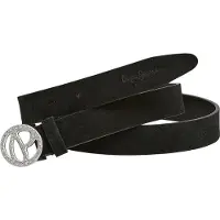 Pepe Jeans para mulher. PL020877 Cinto Giselle preto (S), Casual, Pele