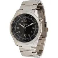 GUESS Relógios analógicos cinzento-prateado / preto