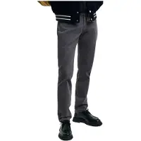 Gant para homem. 1000262 Calças de ganga de corte justo Desert cinzento (33/32), Casual, Cinza, Algodão, Denim