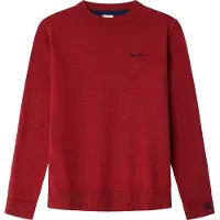 Pepe Jeans para menino. PB7000001 Camisola Telio vermelha (16Años= 176cm), Vermelho, Casual, Algodão, moda infantil