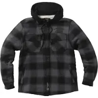 WCC Hell Bent Casaco de flanela Cinzento/Preto 4XL