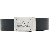 EA7 unisex. 7X000091_AF14319 Cinto reversível preto (OSFA), Casual, Poliuretano