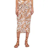 Sundek Sarongue Long With Optic Flower Print