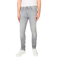 Pepe Jeans para homem. PM207387UM1 Calças de ganga skinny fit Finsbury cinzentas (32/32), Casual, Cinza, Algodão, Denim