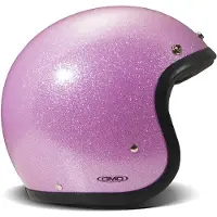 DMD Retro Glitter Pink Capacete Cor-de-rosa M