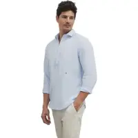 Silbon Camisa De Manga Comprida Sport Oxford 1/2