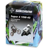 Silkolene Óleo De Motor Super 4 Cube 10w40 4l