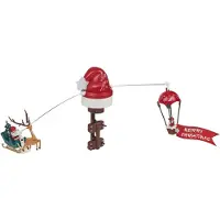 Wellhome Decorações De Natal Com Luzes Led E Música Para A árvore De Natal